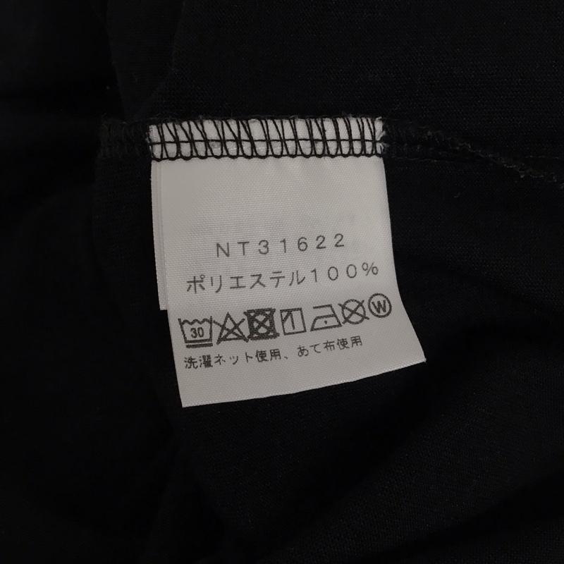 ザノースフェイス THE NORTH FACE Tシャツ 半袖 nt31622 S/SCAMOUFLALGT 半袖カットソー プリントTシャツ L ロゴ、文字 黒 / ブラック /  メンズ USED 古着 中古 10115401