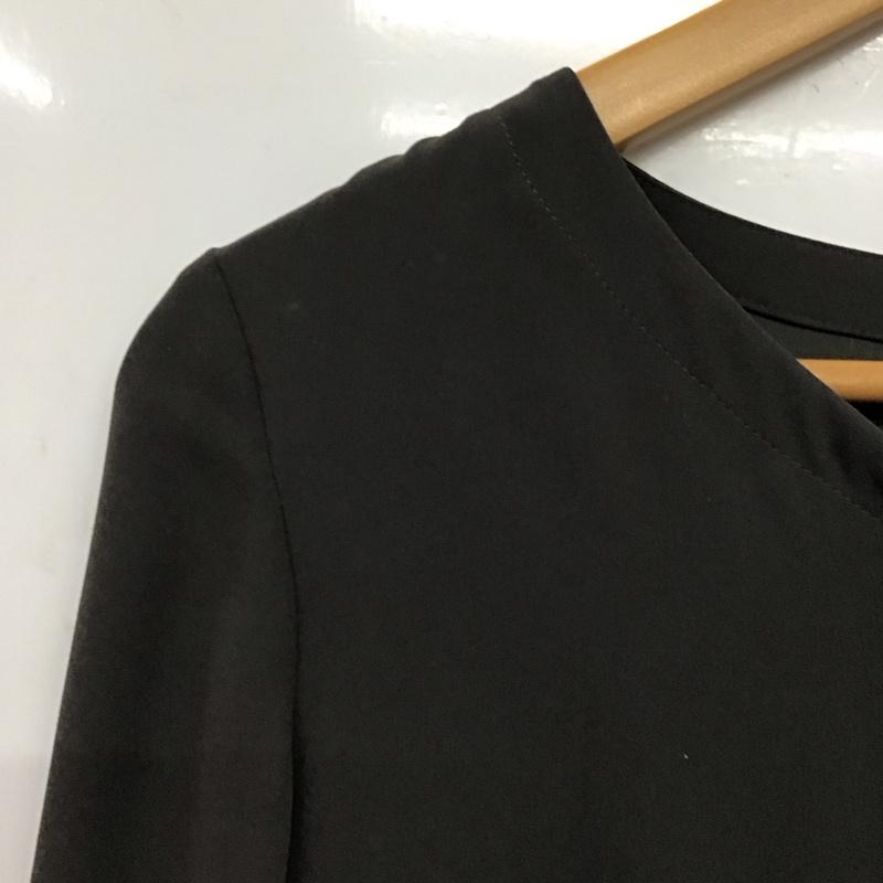 ユナイテッドアローズグリーンレーベルリラクシング UNITED ARROWS green label relaxing シャツ、ブラウス 七分袖 3511-167-1218 無地 灰 / グレー /  レディース USED 古着 中古 10150150