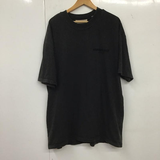 エッセンシャルズ ESSENTIALS Tシャツ 半袖 L ロゴ、文字 黒 / ブラック /  メンズ USED 古着 中古 10134906