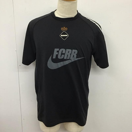 エフシーレアルブリストル F.C.Real Bristol カットソー 半袖 396352-010 ナイキ ロゴプリント 半袖Tシャツ スポーツウェア M ロゴ、文字 黒 / ブラック /  メンズ USED 古着 中古 10124001