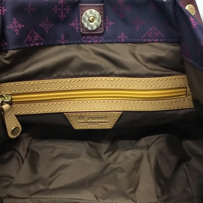 ラシット russet ハンドバッグ ハンドバッグ トートバッグ 総柄 紫 / パープル /  レディース USED 古着 中古 10121495