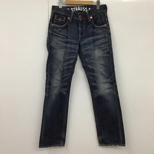 リーバイストラウスアンドコー Levi Strauss & co. パンツ デニム、ジーンズ デニムパンツ スリムパンツ カジュアルパンツ ストレッチパンツ 30インチ 無地 インディゴ / インディゴ /  メンズ USED 古着 中古 10131416