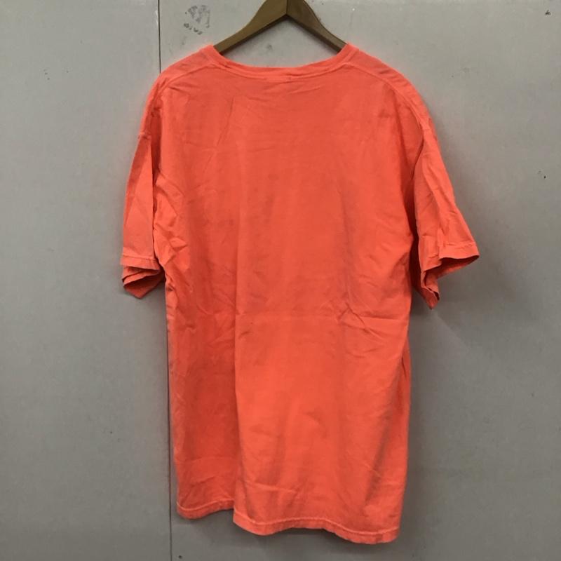 エロスティカ EROSTiKA Tシャツ 半袖 クルーネック コットン XL プリント 橙 / オレンジ /  メンズ USED 古着 中古 10123368