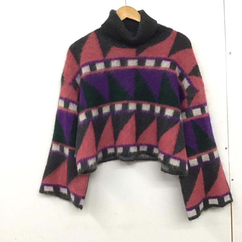グレースコンチネンタル GRACE CONTINENTAL ニット、セーター 長袖 36  マルチカラー / マルチカラー /  レディース USED 古着 中古 10138804