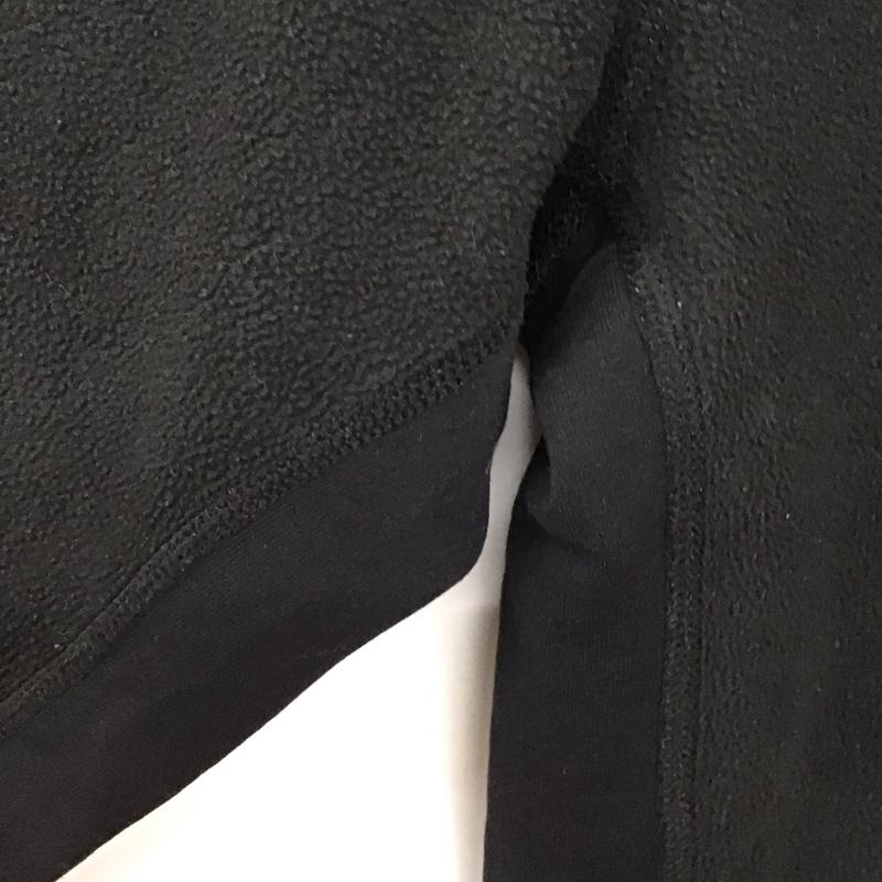 ザノースフェイス THE NORTH FACE ジャケット、上着 ジャケット、ブレザー フリース ハーフジップ S ロゴ、文字 黒 / ブラック /  メンズ USED 古着 中古 10143270