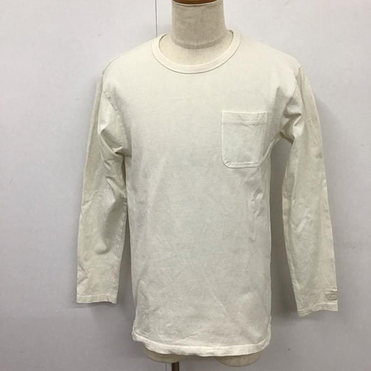 ザノースフェイス THE NORTH FACE Tシャツ 長袖 NT81732 PIGMENT DYE TEE ロンT L ロゴ、文字 アイボリー / アイボリー /  メンズ USED 古着 中古 10115598