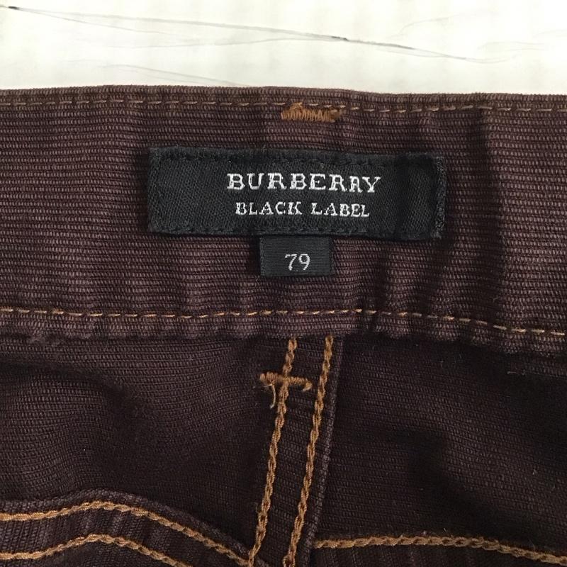 バーバリーブラックレーベル BURBERRY BLACK LABEL パンツ デニム、ジーンズ コーデュロイパンツ ワイドパンツ カジュアルパンツ 無地 茶 / ブラウン /  メンズ USED 古着 中古 10107257