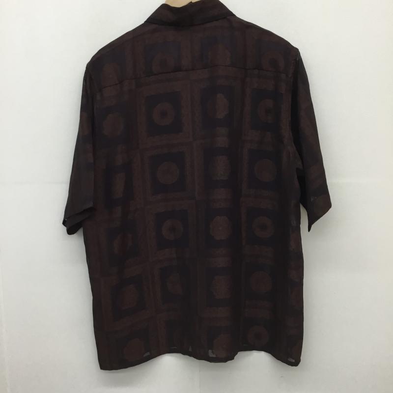 ニードルス Needles シャツ、ブラウス 半袖 Classic Shirts MR135 M 総柄 茶 / ブラウン /  メンズ USED 古着 中古 10127268