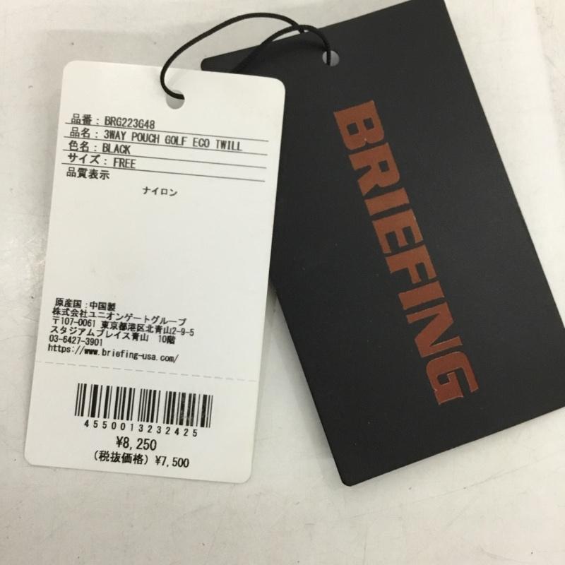 ブリーフィング BRIEFING ポーチ ポーチ 3WAY POUCH CS ショルダー ウエストポーチ ゴルフ ロゴ、文字 黒 / ブラック /  メンズ USED 古着 中古 10150583