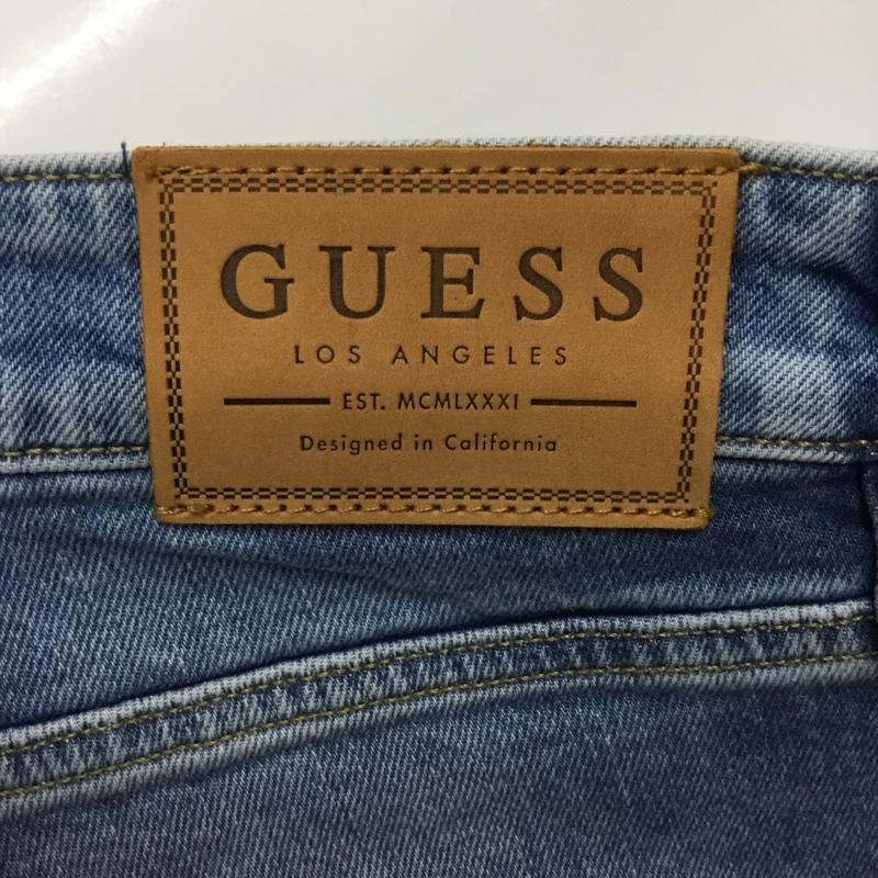 ゲス Guess パンツ デニム、ジーンズ デニムパンツ スリムパンツ ストレッチパンツ ジーンズ 34 無地 インディゴ / インディゴ /  メンズ USED 古着 中古 10115011