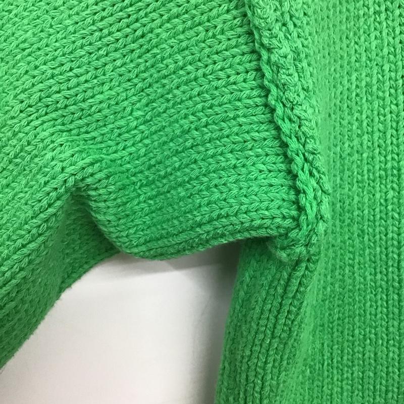 アングリッド Ungrid ニット、セーター 長袖 長袖ニットカットソー クルーネック セーター FREE 無地 緑 / グリーン /  レディース USED 古着 中古 10145090