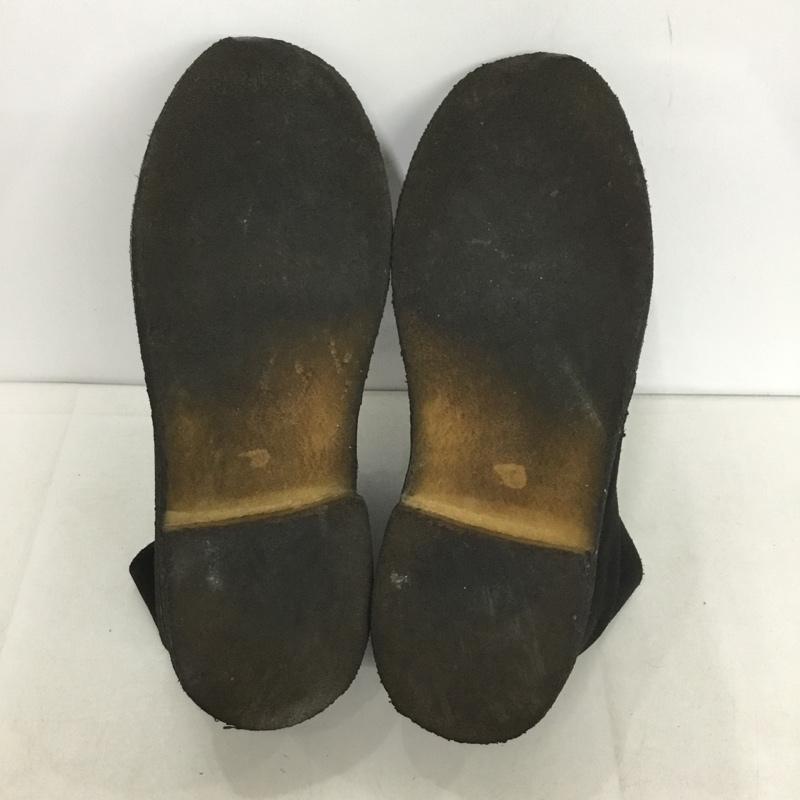 クラークス Clarks ブーツ ショートブーツ 60934281 デザートブーツ UK7.5 US：8.5 無地 黒 / ブラック /  メンズ USED 古着 中古 10140025