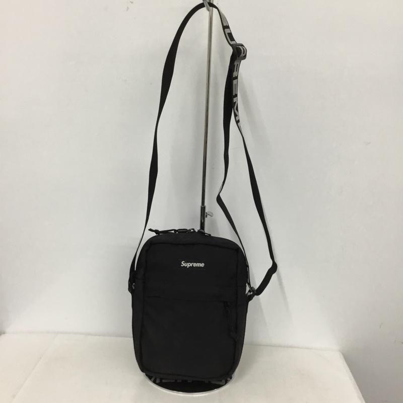 シュプリーム Supreme ショルダーバッグ ショルダーバッグ 18SS Shoulder Bag ロゴ、文字 黒 / ブラック /  メンズ USED 古着 中古 10145846