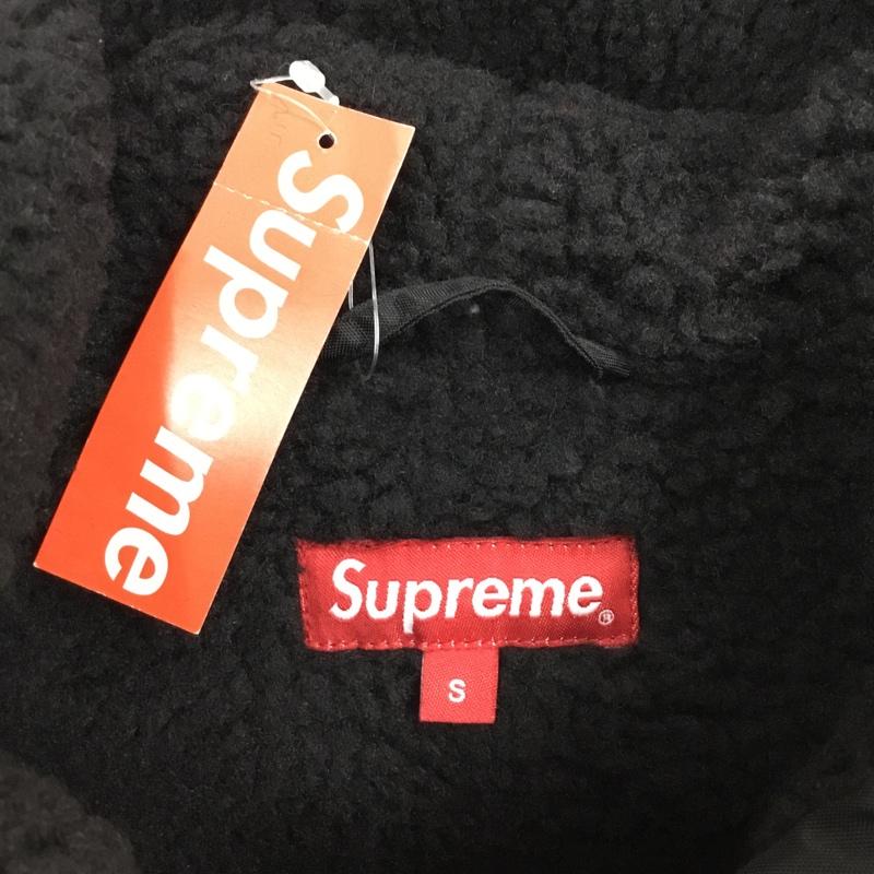 シュプリーム Supreme ジャケット、上着 ジャンパー、ブルゾン 18AW Sherpa Lined Nylon Zip Up Jacket S 無地 黒 / ブラック /  メンズ USED 古着 中古 10108788
