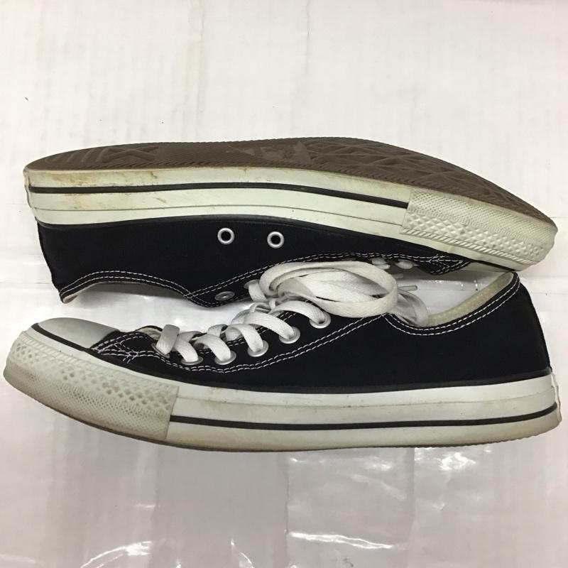 コンバース CONVERSE スニーカー スニーカー M9166 ALL STAR OX 27cm 27.0cm ロゴ、文字 黒 / ブラック / X 白 / ホワイト /  メンズ USED 古着 中古 10116442