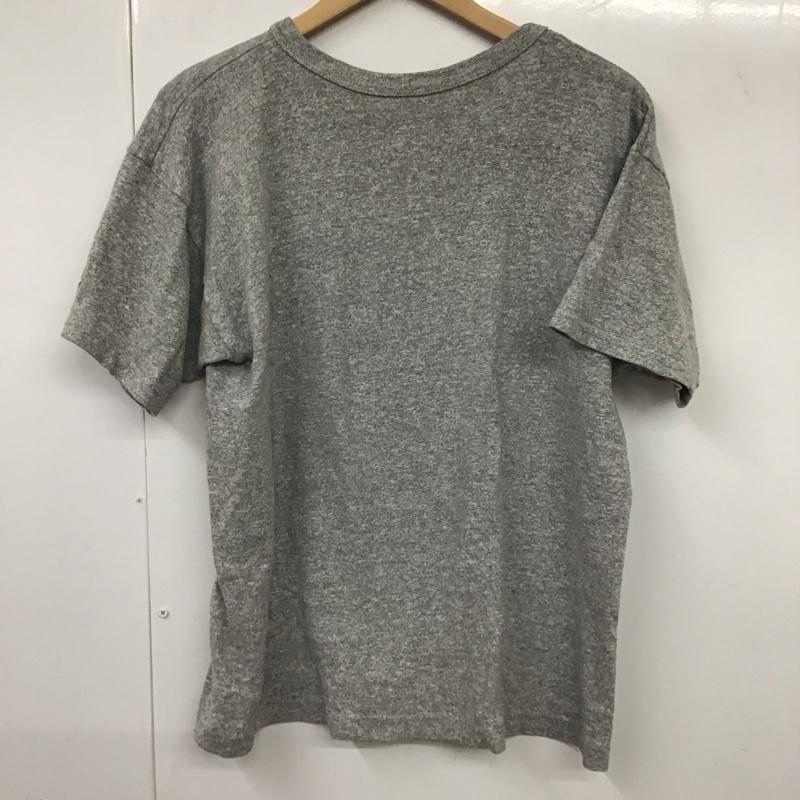 チャンピオン Campion Tシャツ 半袖 80ｓ L 無地 X ロゴ、文字 灰 / グレー /  メンズ USED 古着 中古 10131931