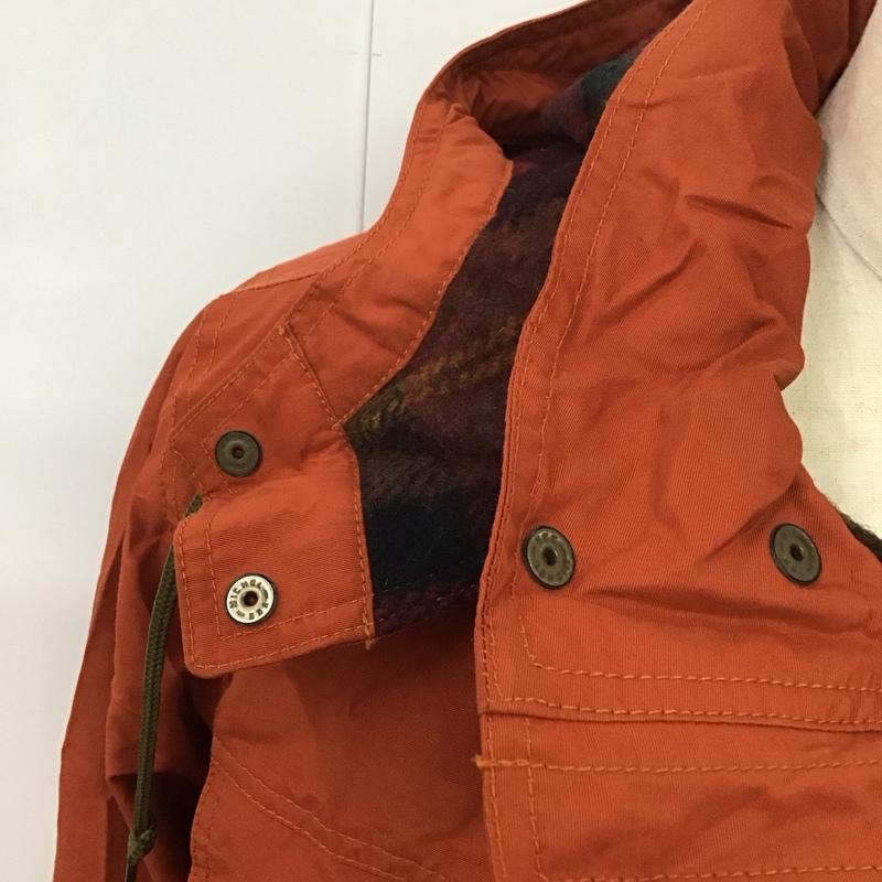エディーバウアー Eddie Bauer ジャケット、上着 ジャンパー、ブルゾン ジップアップジャケット ジャンパー アウター パーカー M 無地 橙 / オレンジ /  メンズ USED 古着 中古 10112063