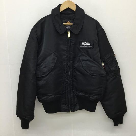 アルファインダストリー Alpha Industries ジャケット、上着 フライトジャケット 2030-401 M 無地 黒 / ブラック /  メンズ USED 古着 中古 10139999