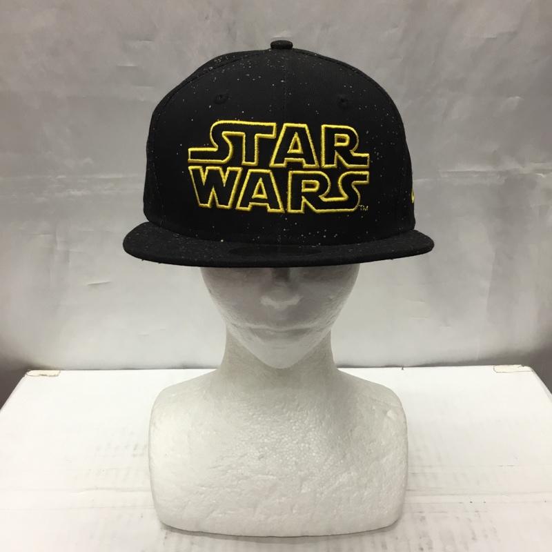 ニューエラ NEW ERA 帽子 キャップ STAR WARS 59FIFTY 57.7cm ロゴ、文字 紺 / ネイビー /  メンズ USED 古着 中古 10106696