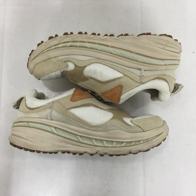 アグ UGG スニーカー スニーカー 1104187 CA805 MLT ジップスニーカー 24.5cm 24.5cm ロゴ、文字 ベージュ / ベージュ /  レディース USED 古着 中古 10141553
