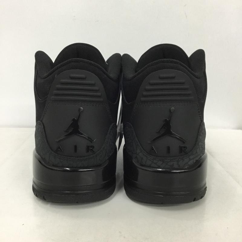 ナイキ NIKE スニーカー スニーカー CT8532-001 AIR JORDAN 3 RETRO 28cm 箱有 28.0cm ロゴ、文字 黒 / ブラック /  メンズ USED 古着 中古 10146584