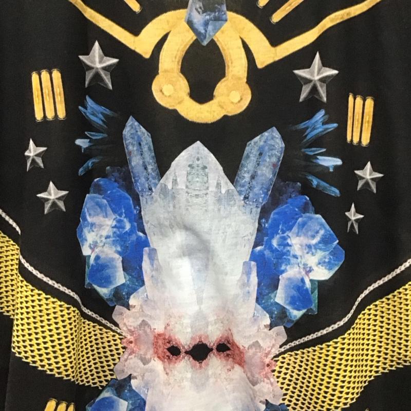 ザラメン ZARA MAN Tシャツ 半袖 半袖カットソー プリントTシャツ クルーネックカットソー L プリント マルチカラー / マルチカラー /  メンズ USED 古着 中古 10131131