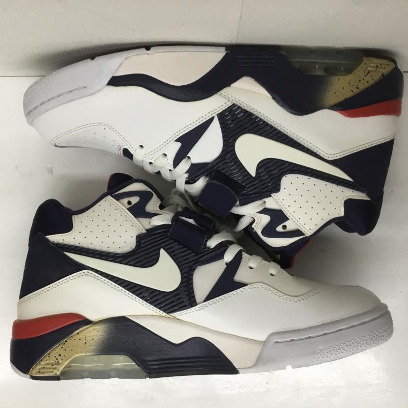 ナイキ NIKE スニーカー スニーカー AIR FORCE 180 OLYMPIC エアフォース 180 オリンピック 310095-100 28.0cm ロゴ、文字 白 / ホワイト / X 紺 / ネイビー /  メンズ USED 古着 中古 10107271