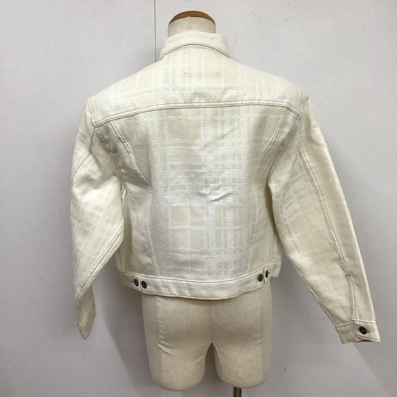 リーバイストラウスアンドコー Levi Strauss & co. ジャケット、上着 ジャケット、ブレザー カジュアルジャケット カラージャケット ポケットジャケット アウター S 総柄 白 / ホワイト /  メンズ USED 古着 中古 10123835