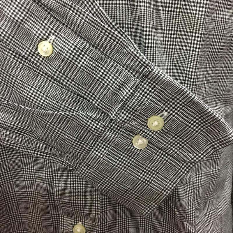 ポロバイラルフローレン Polo by RALPH LAUREN シャツ、ブラウス 長袖 長袖シャツ カラーシャツ 長袖カットソー チェックシャツ チェック 白 / ホワイト / X 黒 / ブラック /  メンズ USED 古着 中古 10116117
