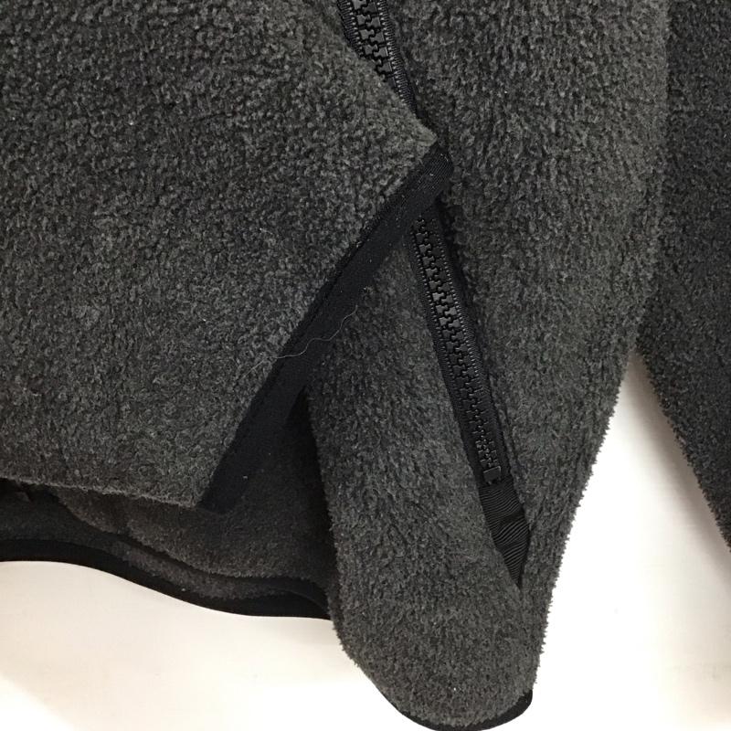 ザノースフェイス THE NORTH FACE ジャケット、上着 ジャケット、ブレザー na-3295 フリースジャケット スタンドネック アウター L ロゴ、文字 灰 / グレー /  メンズ USED 古着 中古 10133267