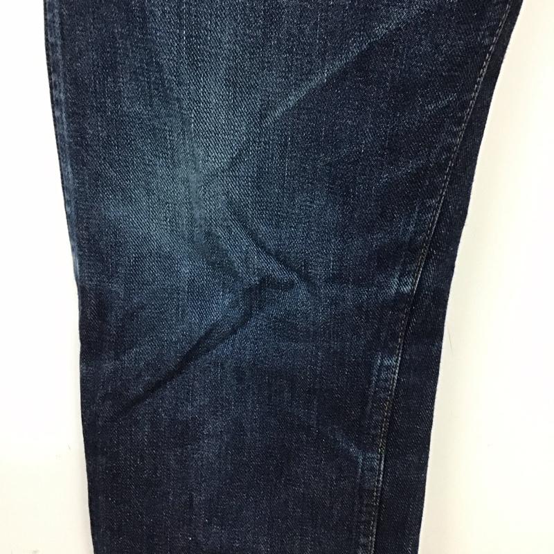 ラングラー Wrangler パンツ デニム、ジーンズ デニムパンツ スリムパンツ カジュアルジーンズ 28インチ 無地 インディゴ / インディゴ /  メンズ USED 古着 中古 10114680