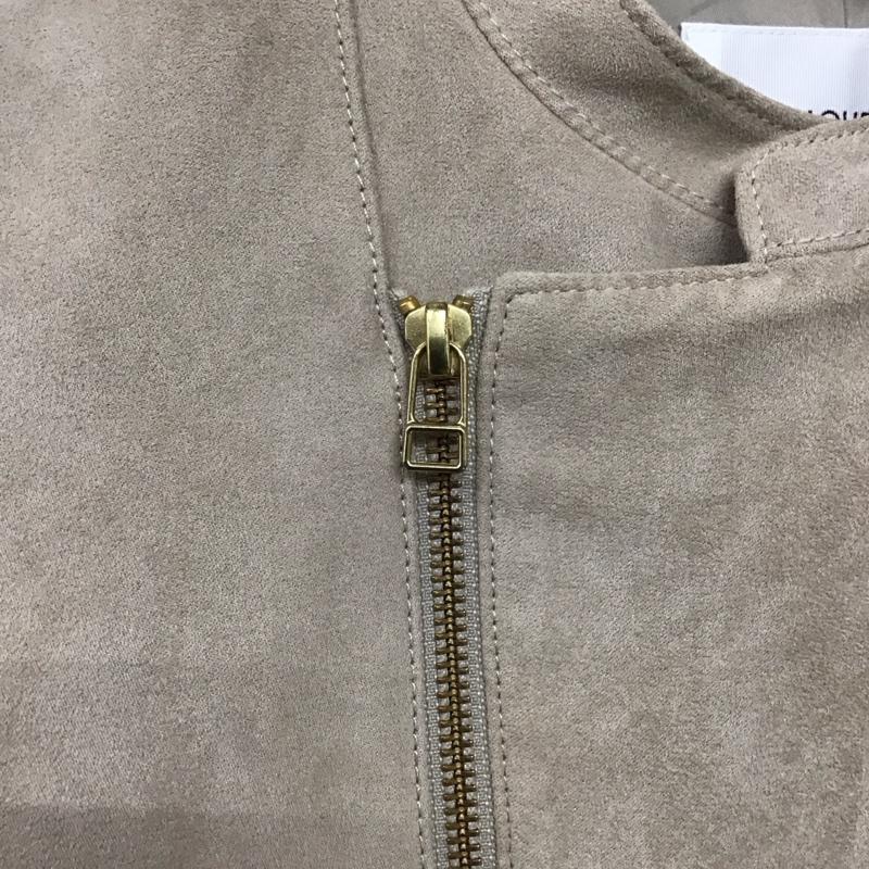 オペークドットクリップ OPAQUE.CLIP ジャケット、上着 ジャケット、ブレザー S 無地 ベージュ / ベージュ /  レディース USED 古着 中古 10141235