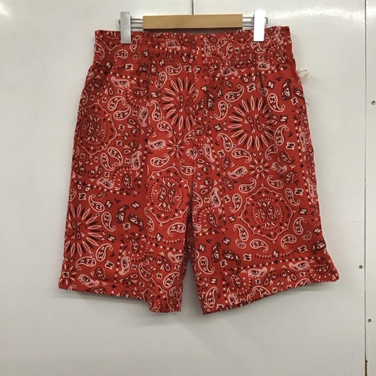 クックマン COOKMAN パンツ ショートパンツ ショートパンツ ハーフパンツ カジュアルパンツ L プリント 赤 / レッド /  メンズ USED 古着 中古 10134805