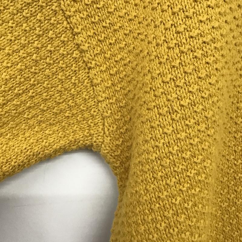 スタディオクリップ studio CLIP ニット、セーター 長袖 L 無地 マスタード / マスタード /  レディース USED 古着 中古 10142291