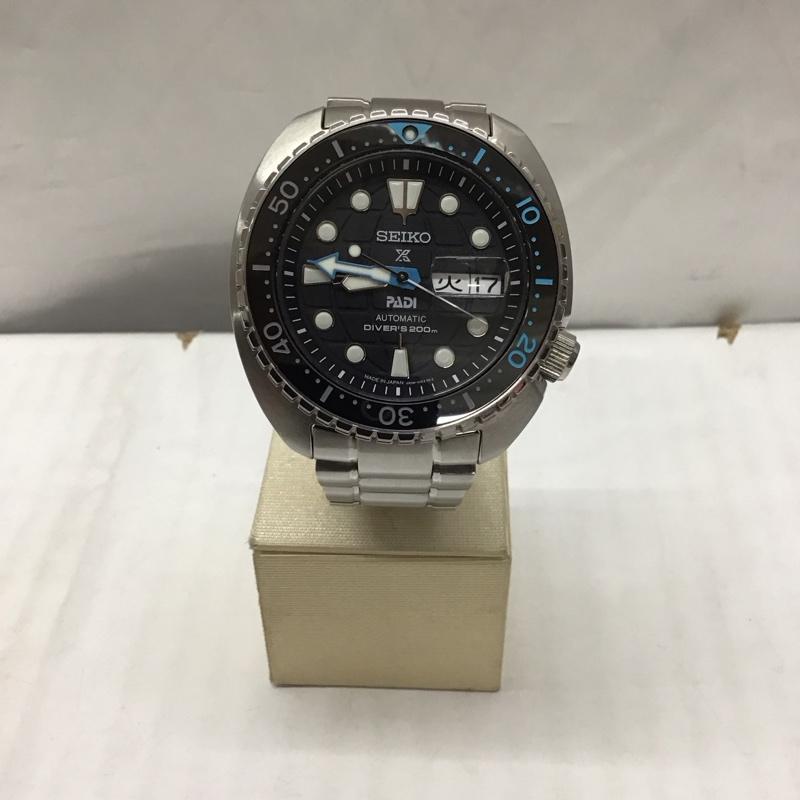 セイコー SEIKO 腕時計 アナログ（自動巻き） 4R36-08DO プロスペックス ダイバーズ PROSPEX DIVER 箱有 ロゴ、文字 銀 / シルバー /  メンズ USED 古着 中古 10120900