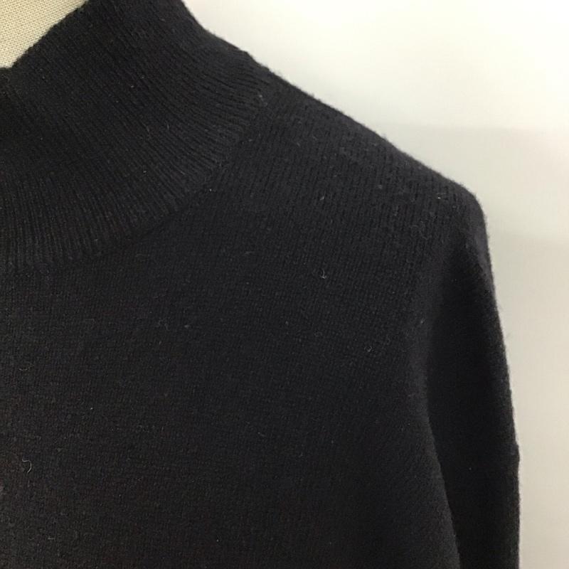 トリココムデギャルソン tricot COMME des GARSONS ニット、セーター 長袖 TN-040220 スタンドネック モックネック 無地 黒 / ブラック /  レディース USED 古着 中古 10118343