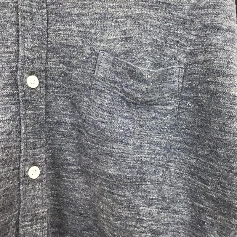 クオドロ quadro カットソー 長袖 長袖カットソー 無地カットソー ヘンリーネックカットソー 2 無地 紺 / ネイビー /  メンズ USED 古着 中古 10131768