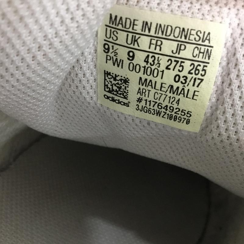 アディダス adidas スニーカー スニーカー C77124 SUPERSTAR スーパースター 27.5cm 27.5cm ロゴ、文字 白 / ホワイト / X 黒 / ブラック /  メンズ USED 古着 中古 10149440