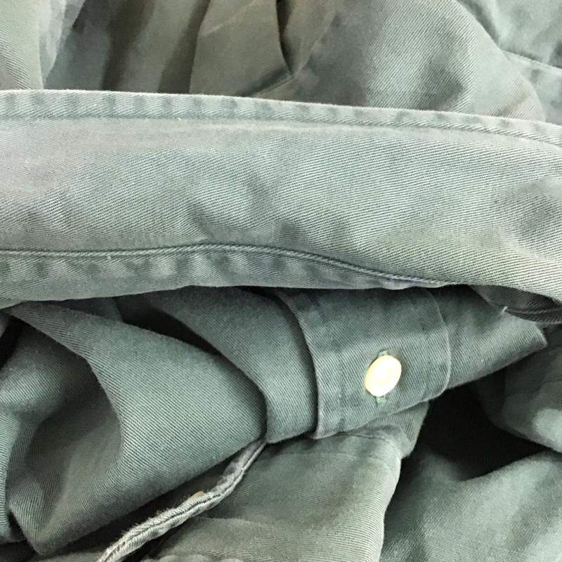 ラルフローレン RALPHLAUREN シャツ、ブラウス 長袖 長袖シャツ 無地シャツ カラーシャツ ボタンダウンシャツ L ロゴ、文字 緑 / グリーン /  メンズ USED 古着 中古 10129028