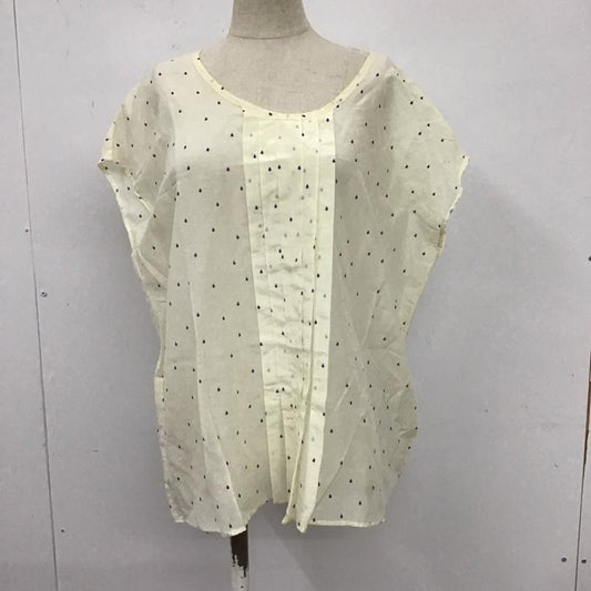 ニコアンド niko and... シャツ、ブラウス 半袖  アイボリー / アイボリー /  レディース USED 古着 中古 10106466