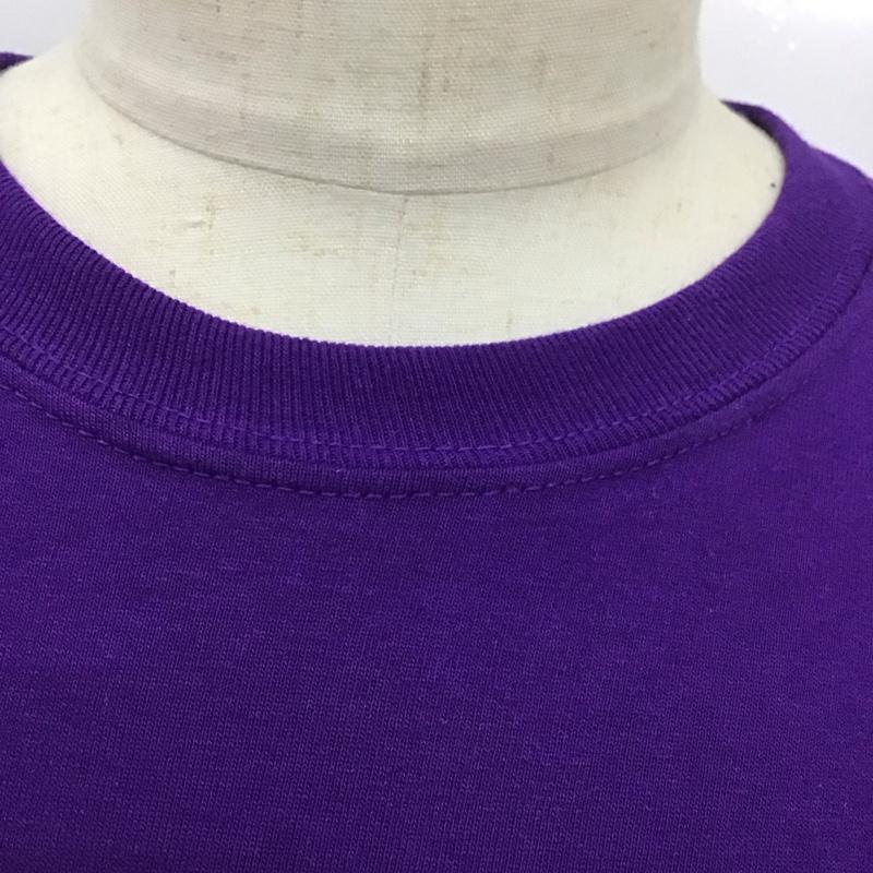 ロンリー LONELY論理 カットソー 長袖 長袖カットソー クルーネックカットソー ロングスリーブカットソー プリントTシャツ XL ロゴ、文字 紫 / パープル /  メンズ USED 古着 中古 10115608