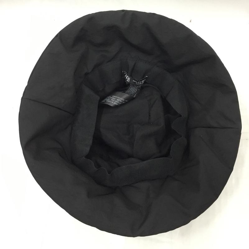 ザラ ZARA 帽子 ハット 3920 015 800 キルティング バケットハット 無地 黒 / ブラック /  レディース USED 古着 中古 10105888