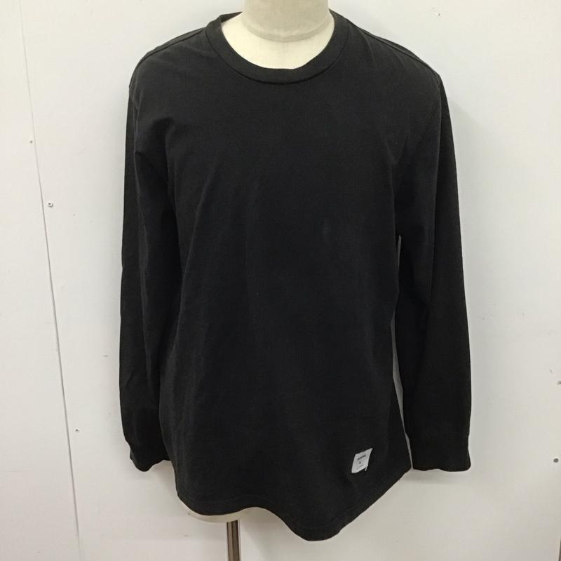 シュプリーム Supreme カットソー 長袖 19aw TrademarkLSTop 長袖カットソー 無地カットソー クルーネック L 無地 黒 / ブラック /  メンズ USED 古着 中古 10126718