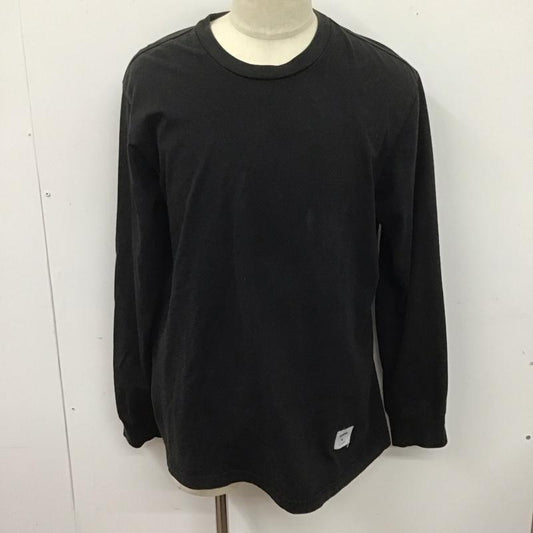 シュプリーム Supreme カットソー 長袖 19aw TrademarkLSTop 長袖カットソー 無地カットソー クルーネック L 無地 黒 / ブラック /  メンズ USED 古着 中古 10126718