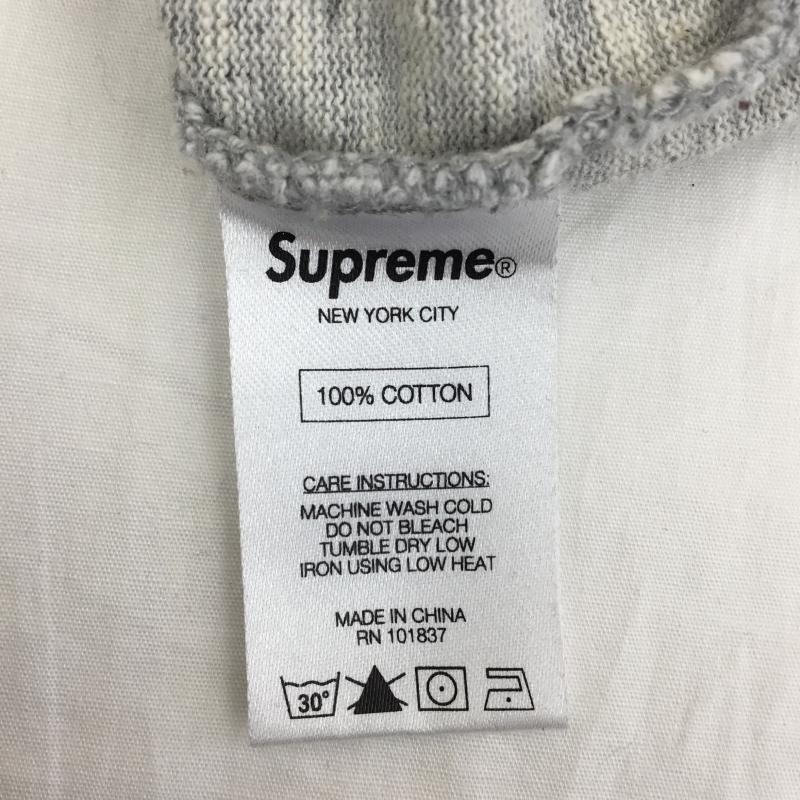 シュプリーム Supreme Tシャツ 長袖 M ロゴ、文字 灰 / グレー / X 黒 / ブラック /  メンズ USED 古着 中古 10127963