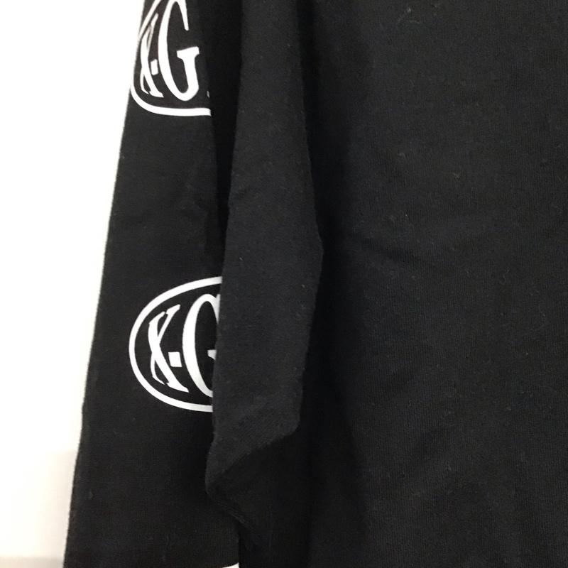 エックスガール X-girl Tシャツ 長袖 M プリント 黒 / ブラック /  レディース USED 古着 中古 10140695