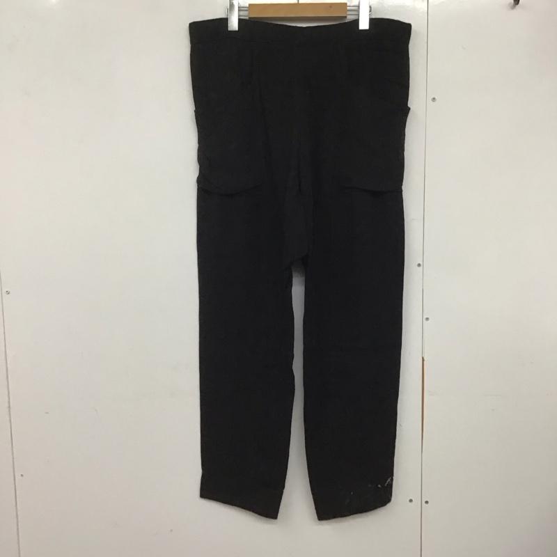 ミノアー Minoar パンツ スラックス スラックスパンツ ワイドパンツ カジュアルパンツ M 無地 黒 / ブラック /  メンズ USED 古着 中古 10143262