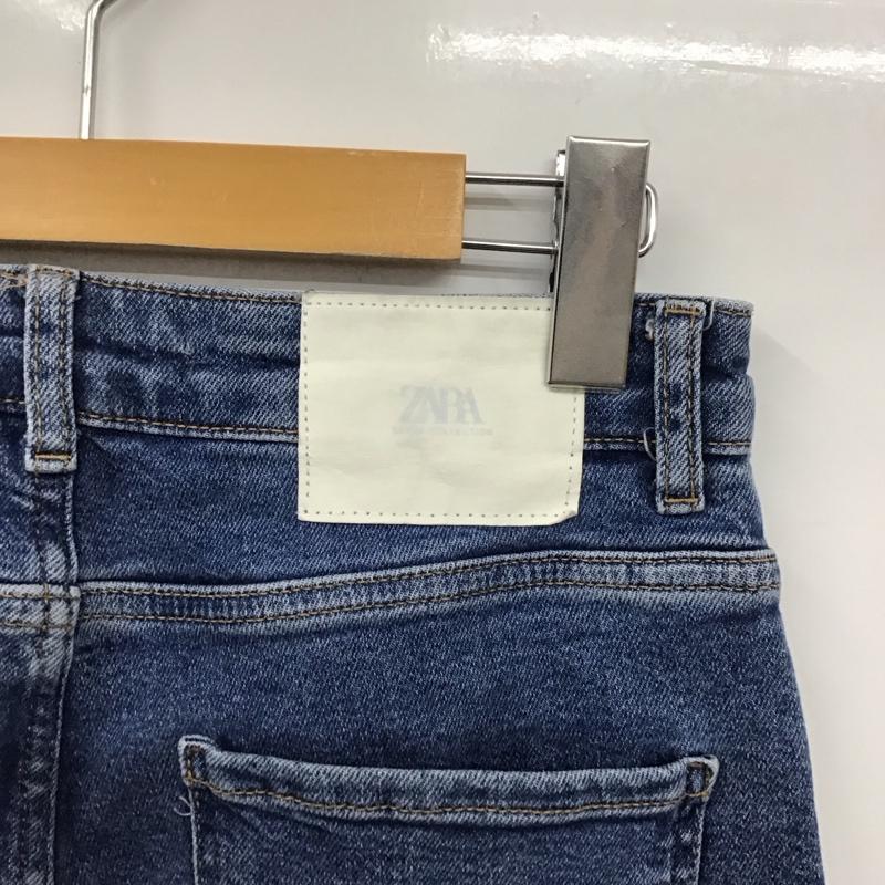 ザラ ZARA パンツ デニム、ジーンズ 36 無地 水色 / ライトブルー /  レディース USED 古着 中古 10131192