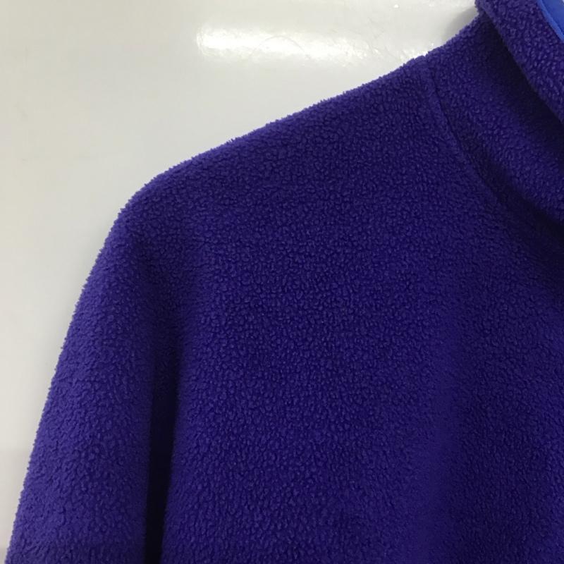 パタゴニア patagonia ジャケット、上着 ジャンパー、ブルゾン ジップアップフリースジャケット アウター 長袖ジャケット M ロゴ、文字 青 / ブルー /  メンズ USED 古着 中古 10143179