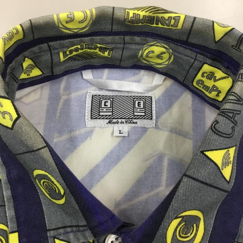 シーイー C.E シャツ、ブラウス 半袖 半袖シャツ カラーシャツ 半袖カットソー プリントシャツ L プリント マルチカラー / マルチカラー /  メンズ USED 古着 中古 10112315